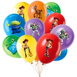 Toy Story 5 Full Colour Large Latex Balloons - 8 PK